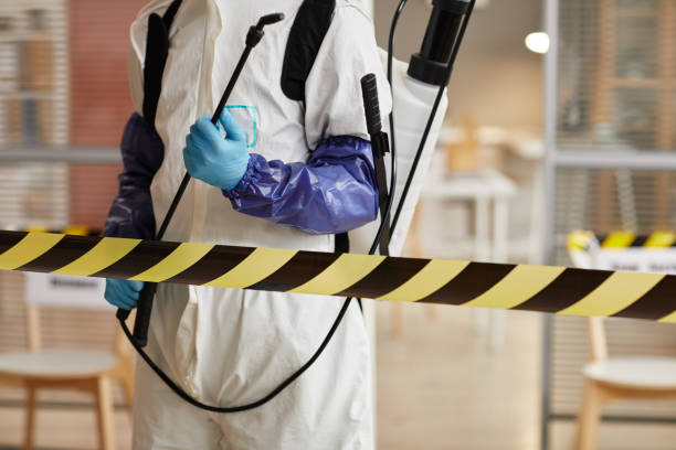 Professional Sewage Cleanup technician working in Jaffrey, NH